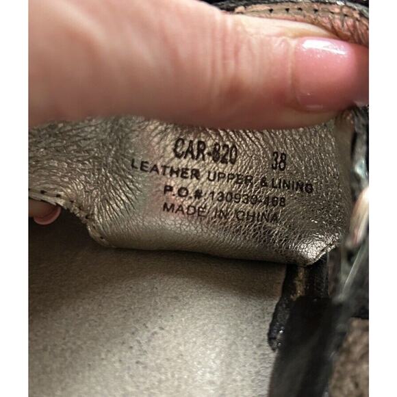 Alegria Black Beaded Thong Sandals Closure‎ Adjustable Strap CAR820 US7.5 EU38 - Picture 6 of 12